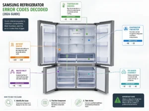 samsung refrigerator error codes decoded infographic samsung refrigerator error codes decoded infographic