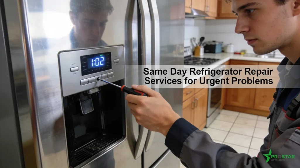 Same Day Refrigerator Repair Services for Urgent Problems
