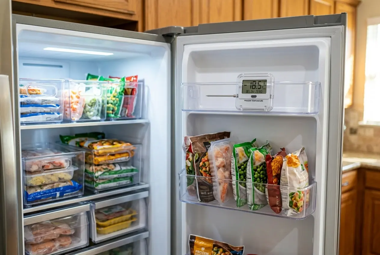 digital thermometer freezer temperature maintenance check