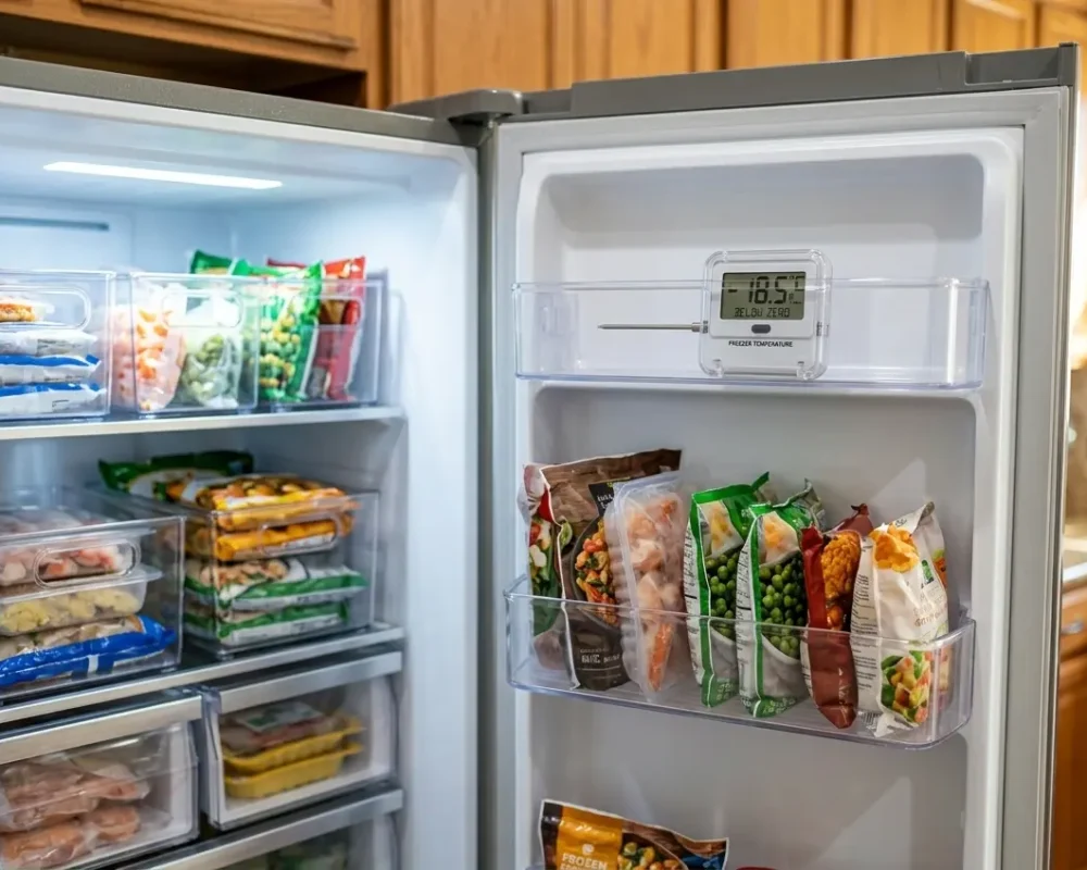 digital thermometer freezer temperature maintenance check
